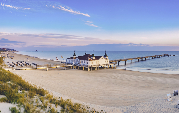 Ahlbecker Strand mit Seebrücke
