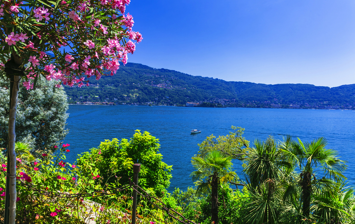 Malerischer Lago Maggiore in Italien
