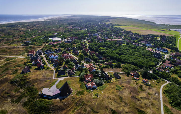 Luftbild von Spiekeroog