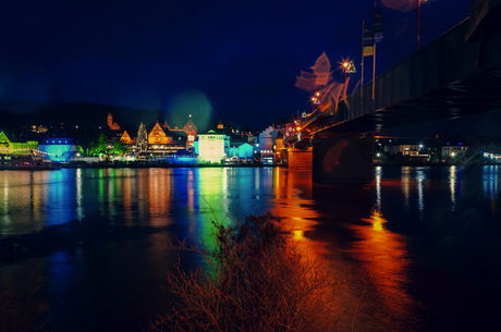 Weihnachtsmarkt in Traben-Trarbach, Deutschland