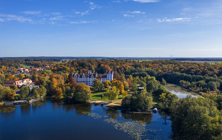 Aussicht auf Schloss Boitzenburg