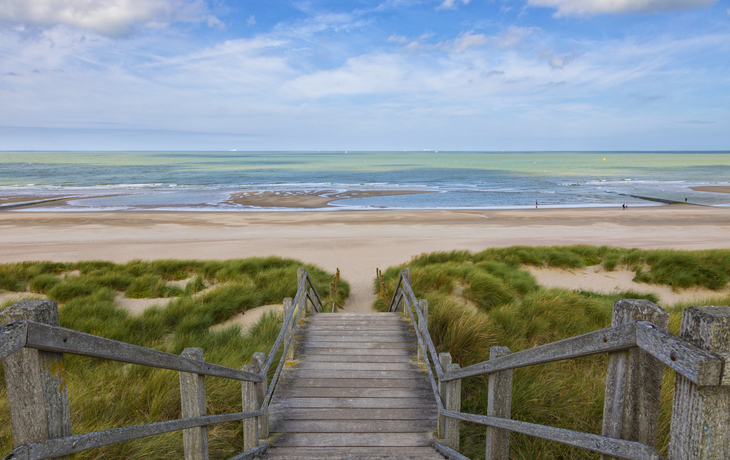 Nordseestrand in  Belgien