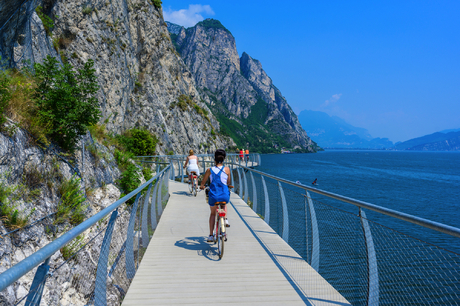 Radweg direkt am Gardasee