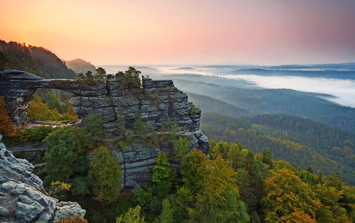 Sonnenaufgang am Prebischtor