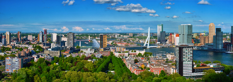 Rotterdam und Erasmusbrücke