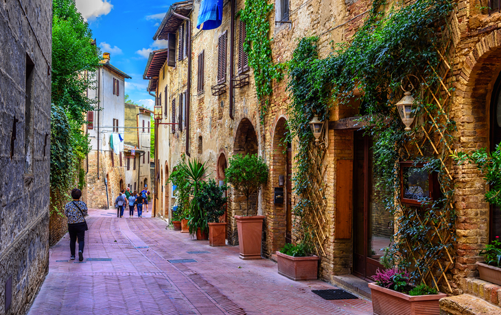 San Gimignano - typisch toskanische Stadt