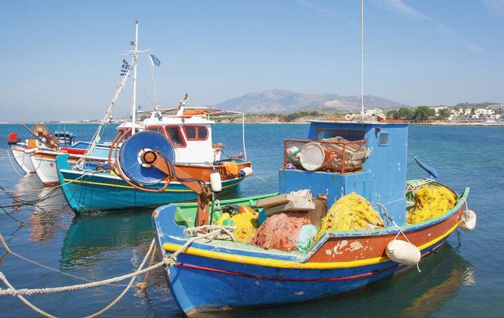 Fischerboote in Mastichari auf der Insel Kos