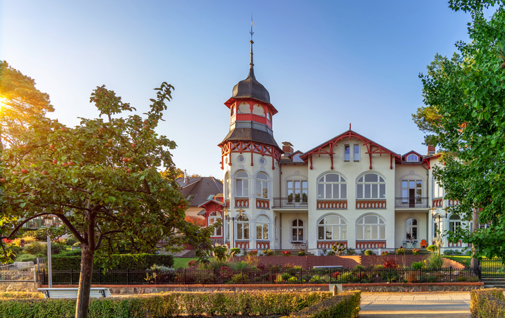 Strandpromenade von Zinnowitz auf der Insel Usedom