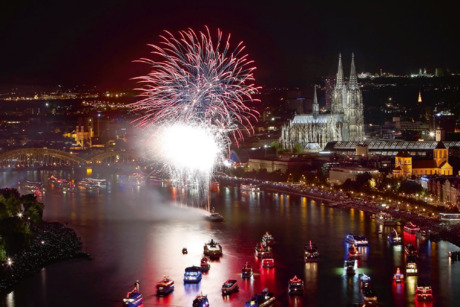 Feuerwerk über Köln