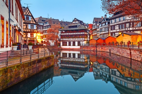 Weihnachtsmarkt in Straßburg im Elsass