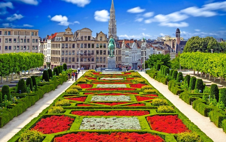 Mont des Arts in Brüssel, Belgien