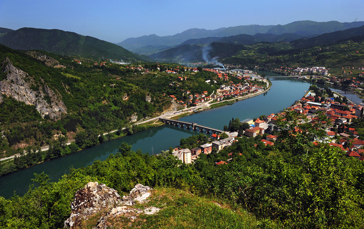 Brücke über die Donau in Visegrad