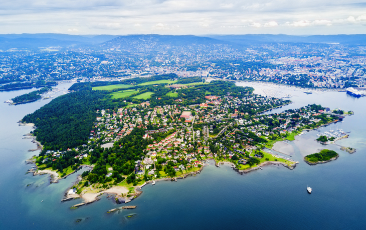 Luftbild von Oslo