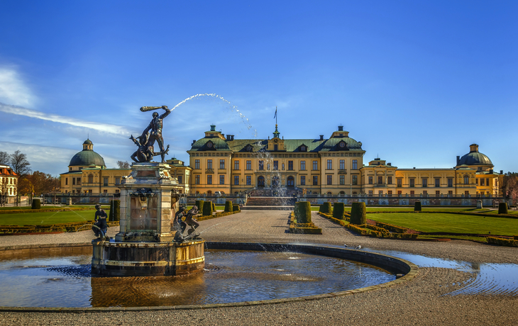 Schloss Drottningholm in Drottningholm nahe Stockholm, Schweden