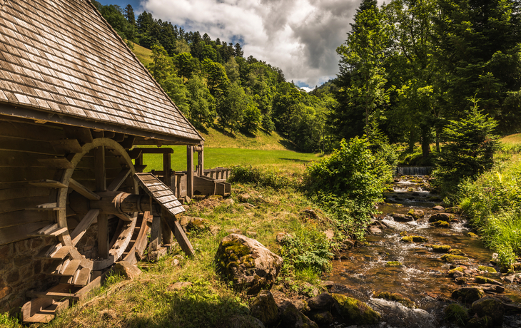 Hilzingermühle im Oberglottertal: eine der ältesten noch funktionstüchtigen Mühlen