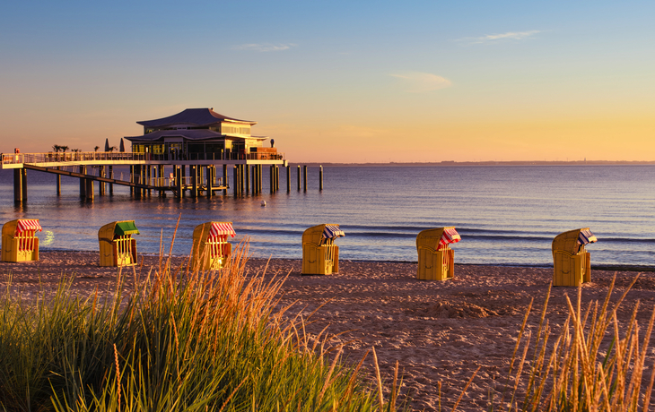 Timmendorfer Strand in Schleswig-Holstein, Deutschland