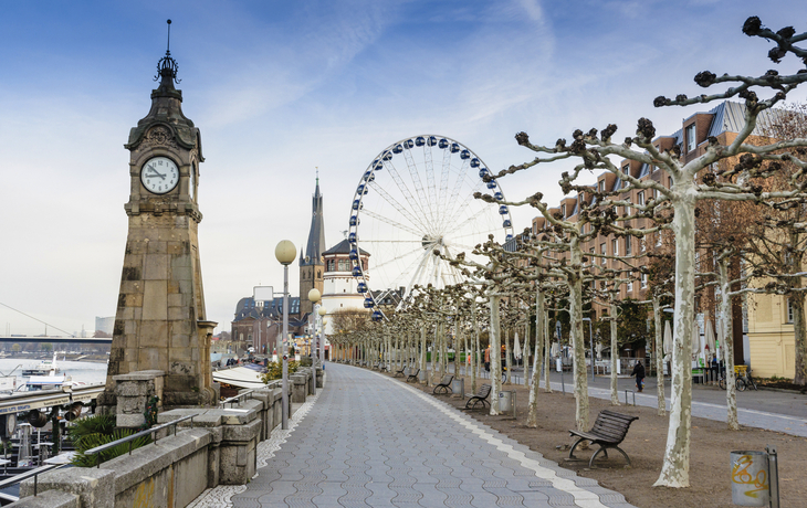 Düsseldorf im Winter